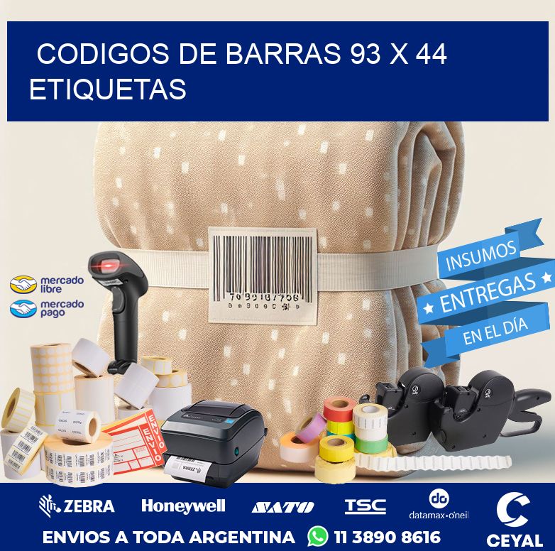 codigos de barras 93 x 44 etiquetas