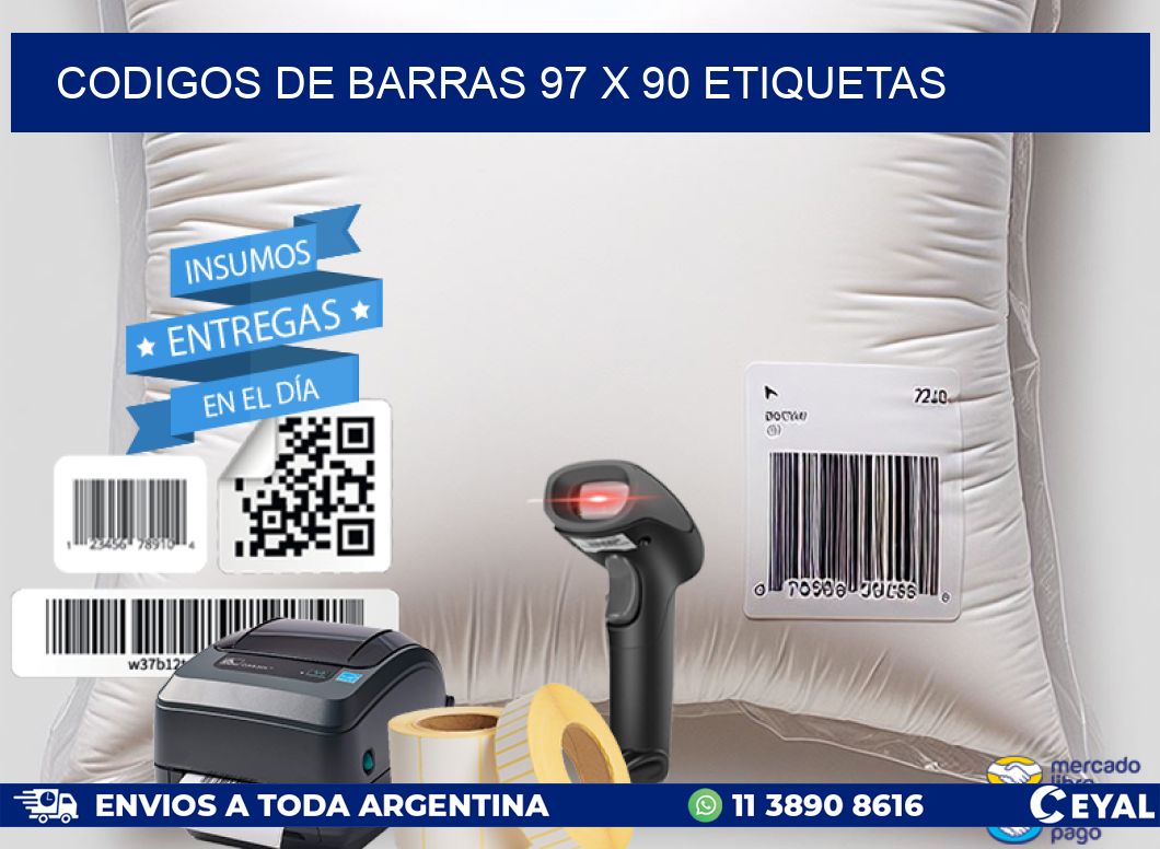 codigos de barras 97 x 90 etiquetas
