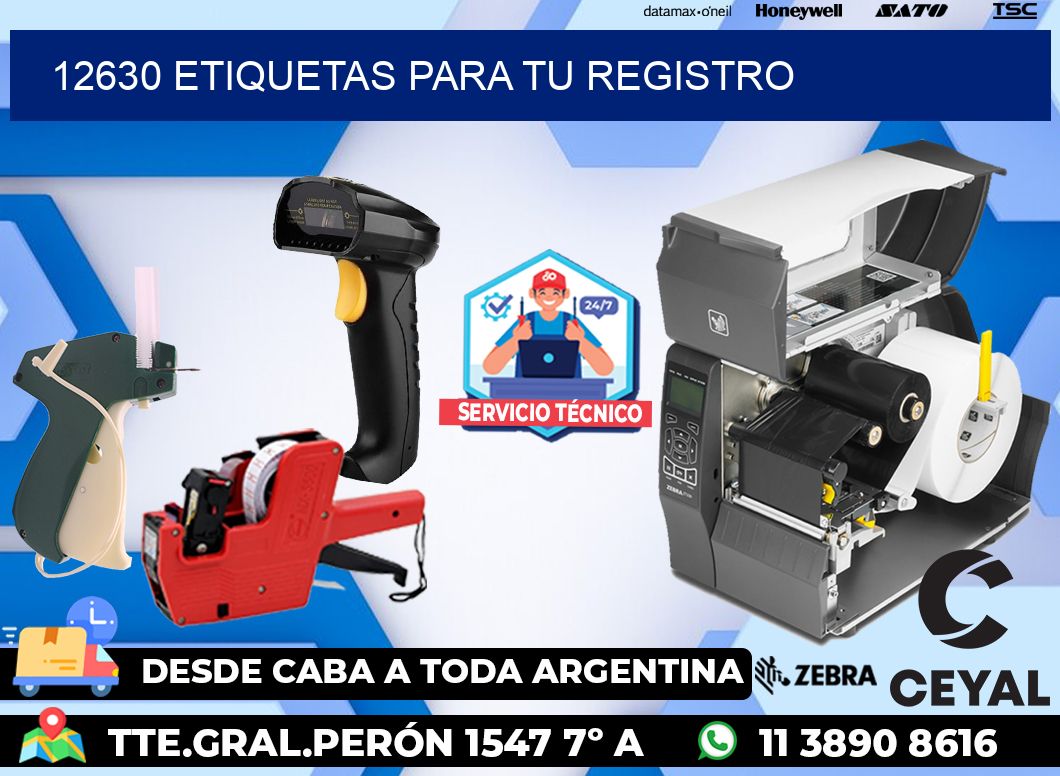 12630 etiquetas para tu registro