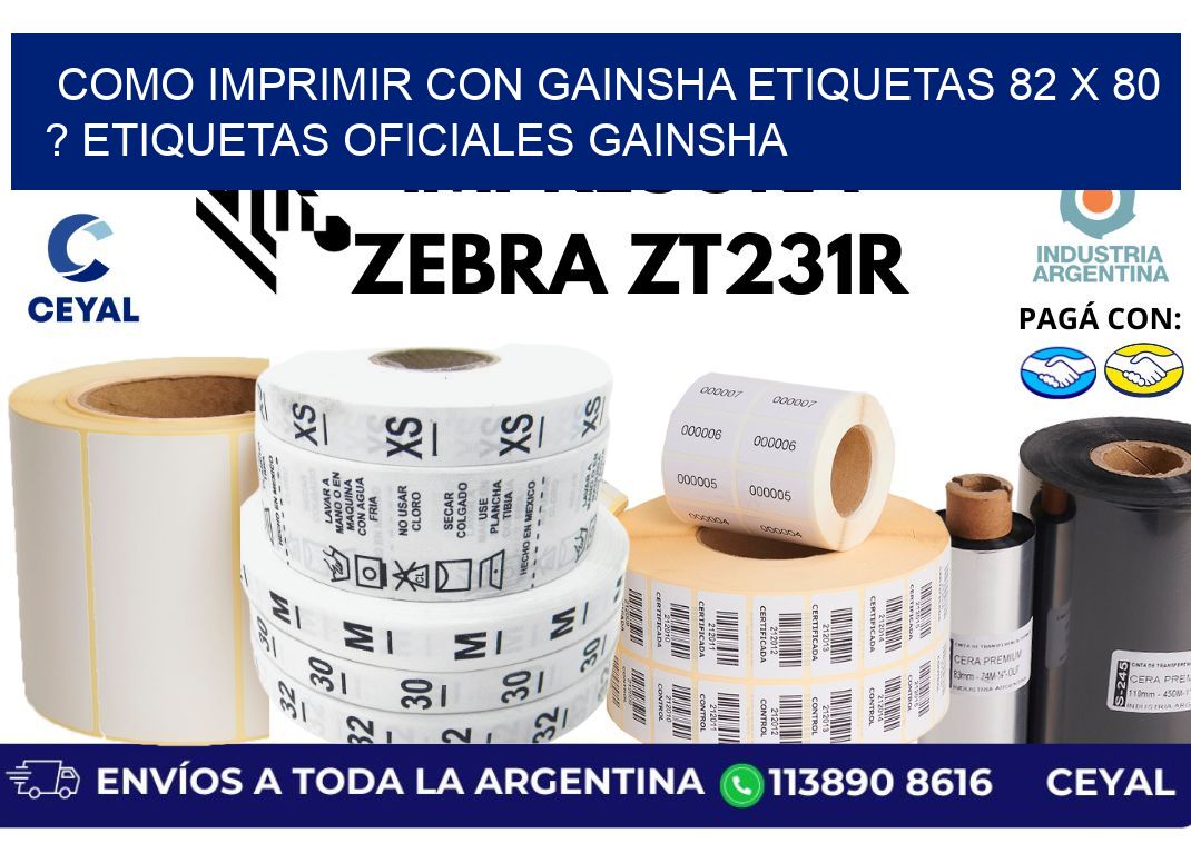como imprimir con gainsha etiquetas 82 x 80 ? etiquetas oficiales gainsha