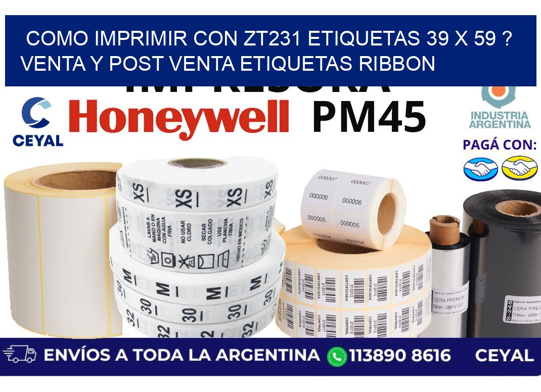 como imprimir con zt231 etiquetas 39 x 59 ? Venta y post venta etiquetas ribbon