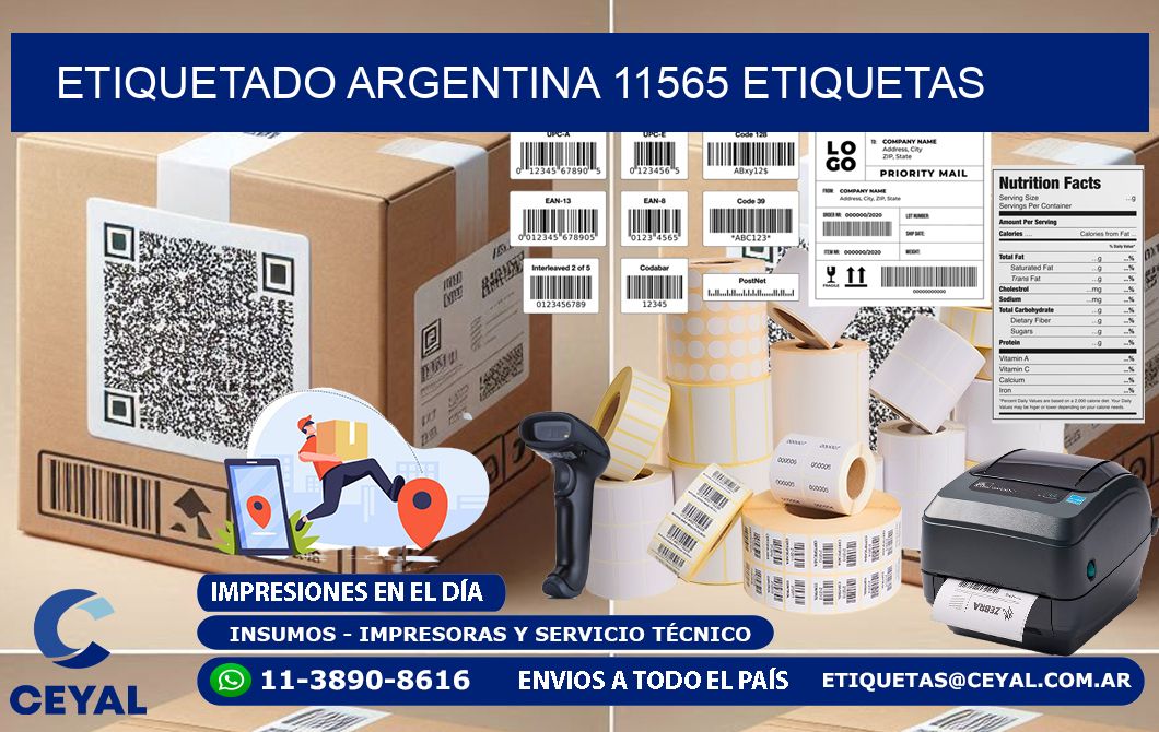 etiquetado argentina 11565 etiquetas