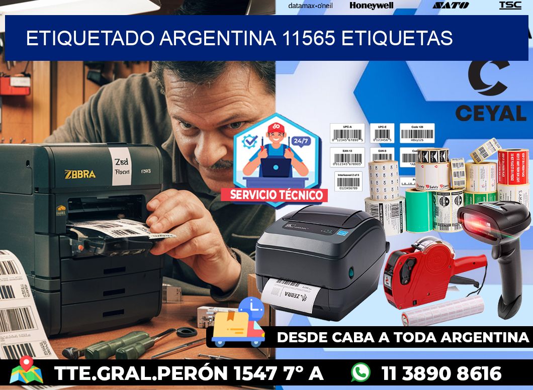 etiquetado argentina 11565 etiquetas