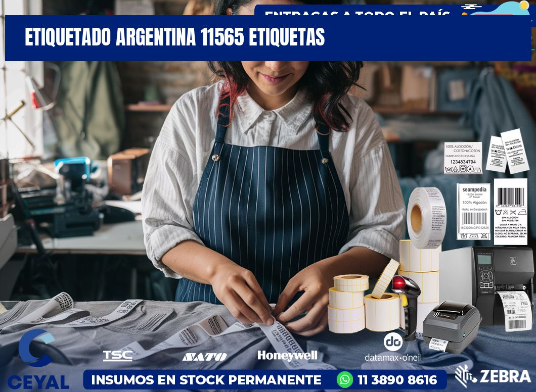 etiquetado argentina 11565 etiquetas