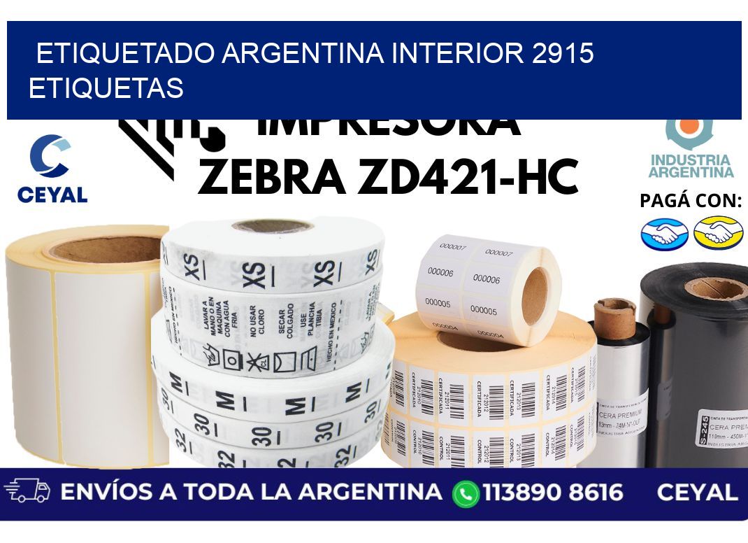 etiquetado argentina interior 2915 etiquetas