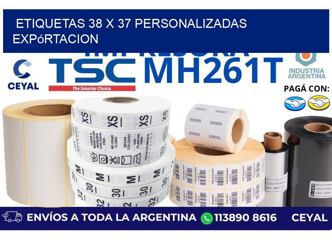 etiquetas 38 x 37 personalizadas expórtacion