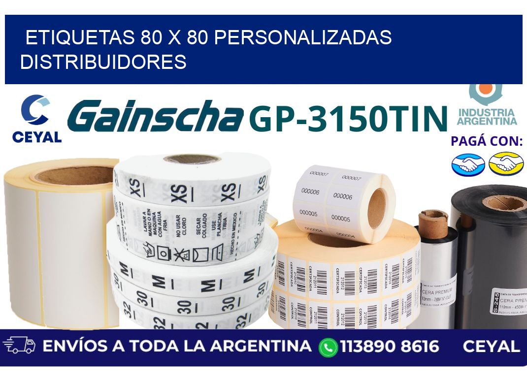 etiquetas 80 x 80 personalizadas distribuidores