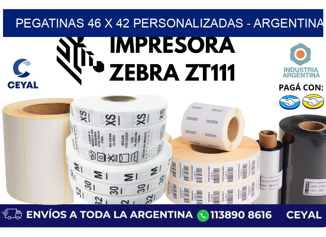 pegatinas 46 x 42 personalizadas - Argentina