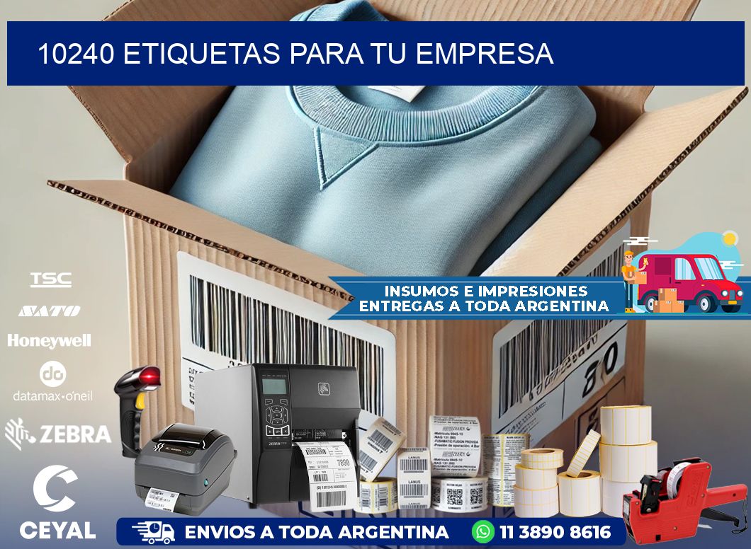 10240 etiquetas para tu empresa