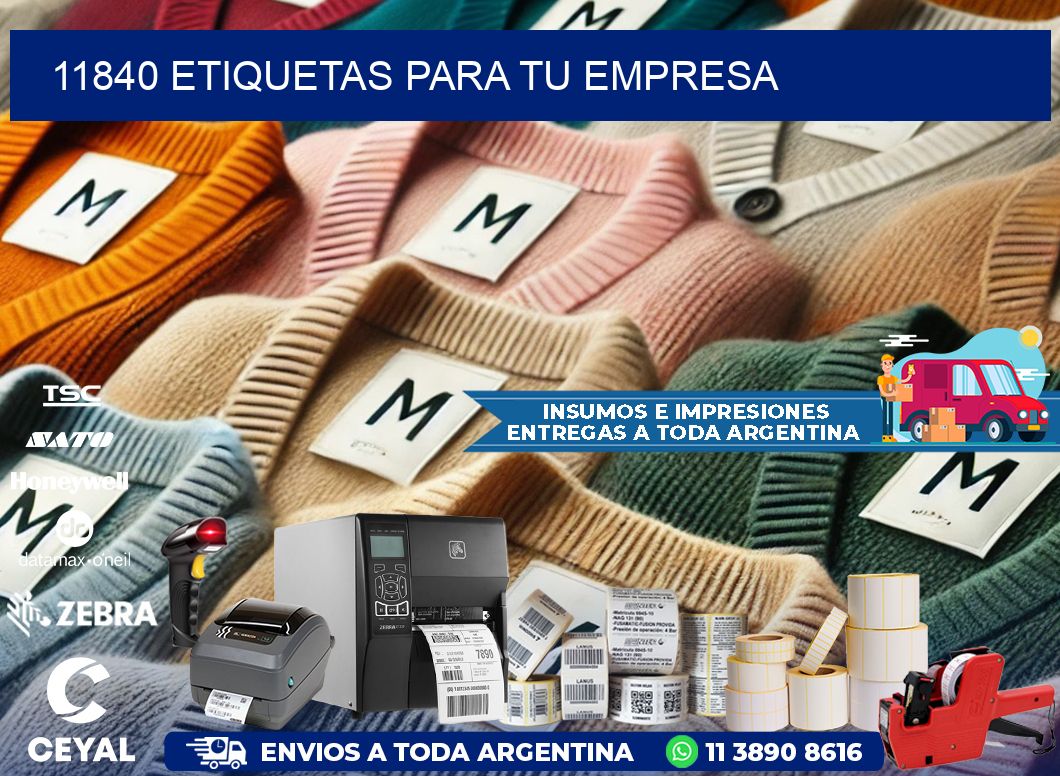 11840 etiquetas para tu empresa