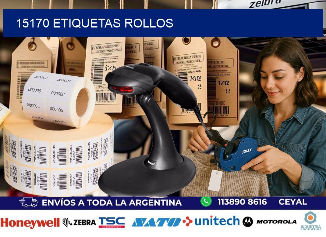 15170 Etiquetas rollos