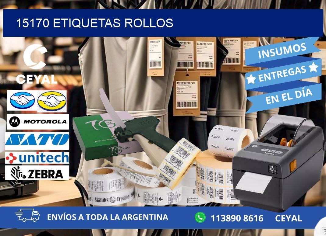 15170 Etiquetas rollos