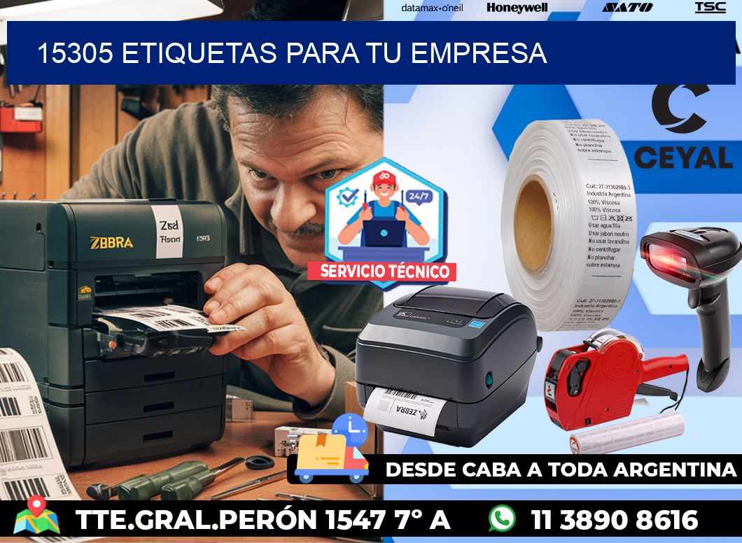 15305 etiquetas para tu empresa