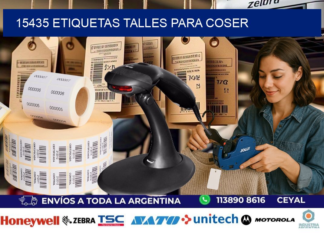 15435 ETIQUETAS TALLES PARA COSER