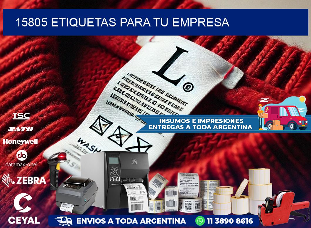 15805 etiquetas para tu empresa