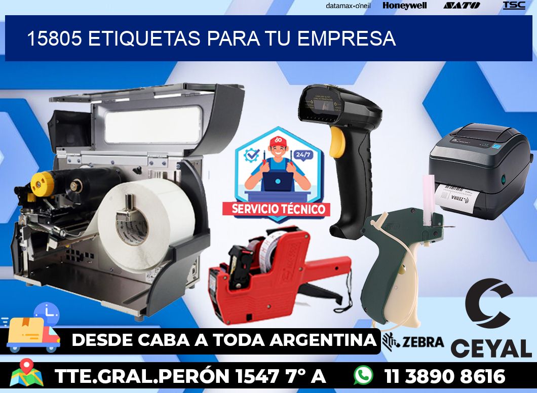 15805 etiquetas para tu empresa