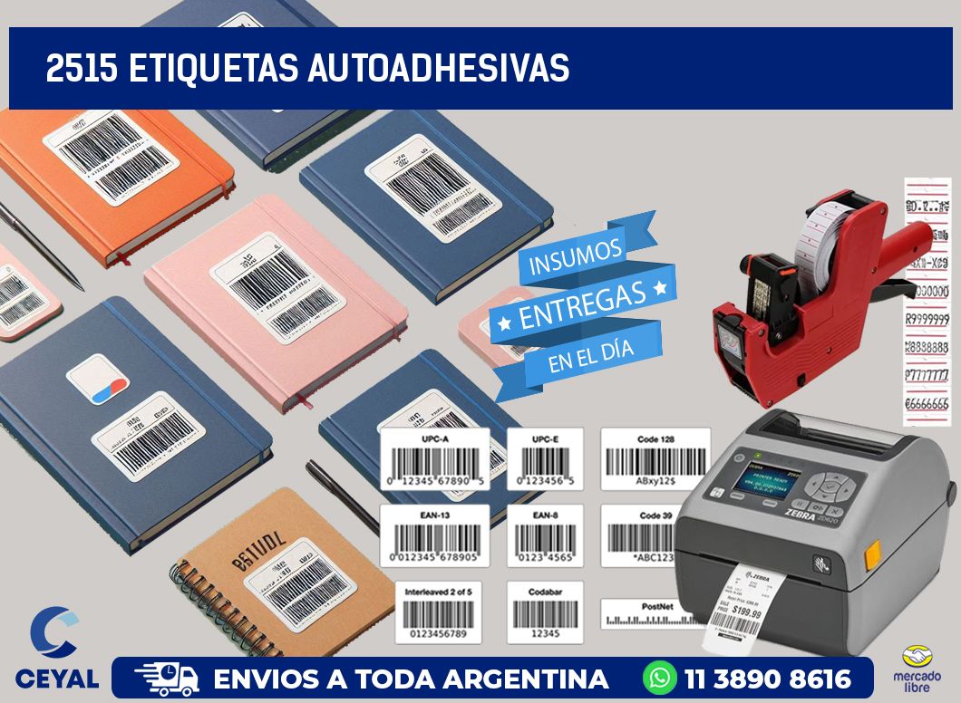 2515 etiquetas autoadhesivas