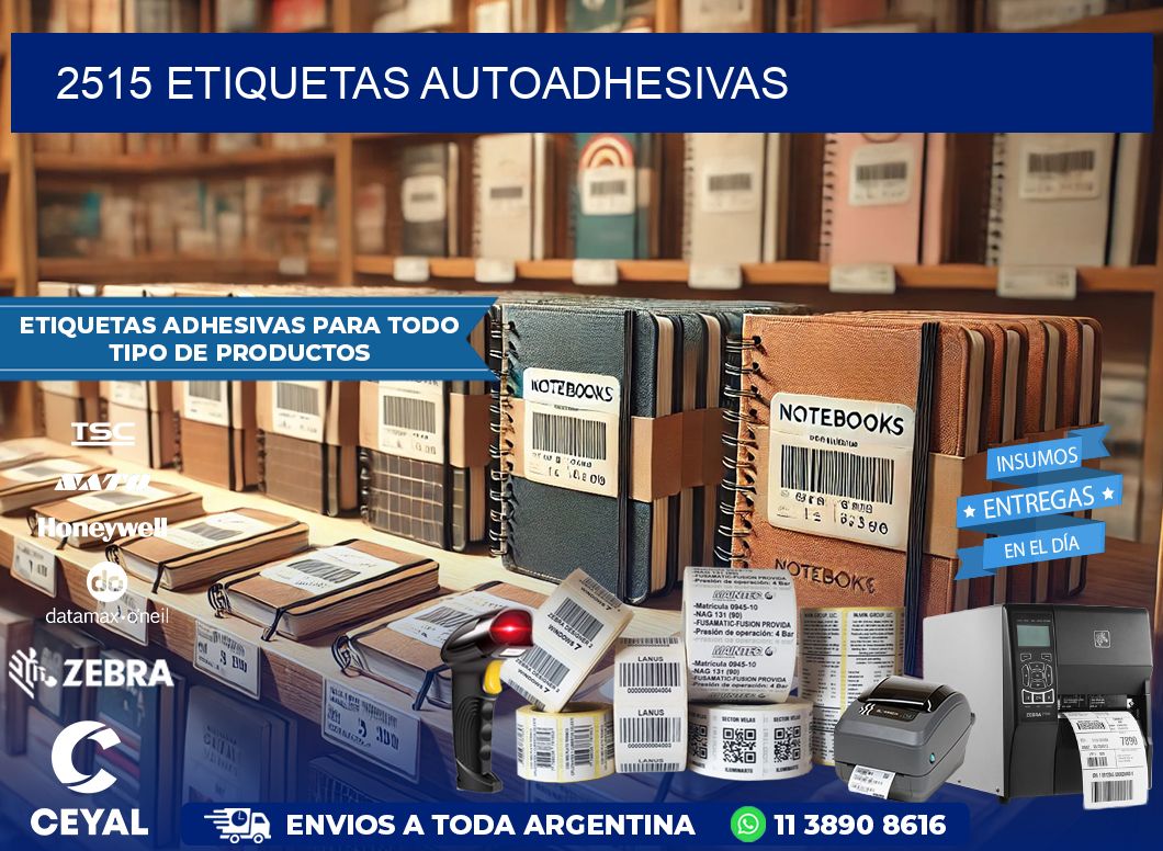 2515 etiquetas autoadhesivas