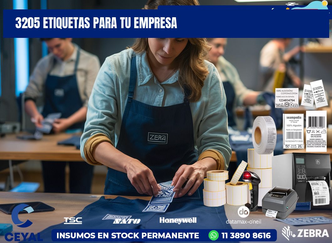 3205 etiquetas para tu empresa