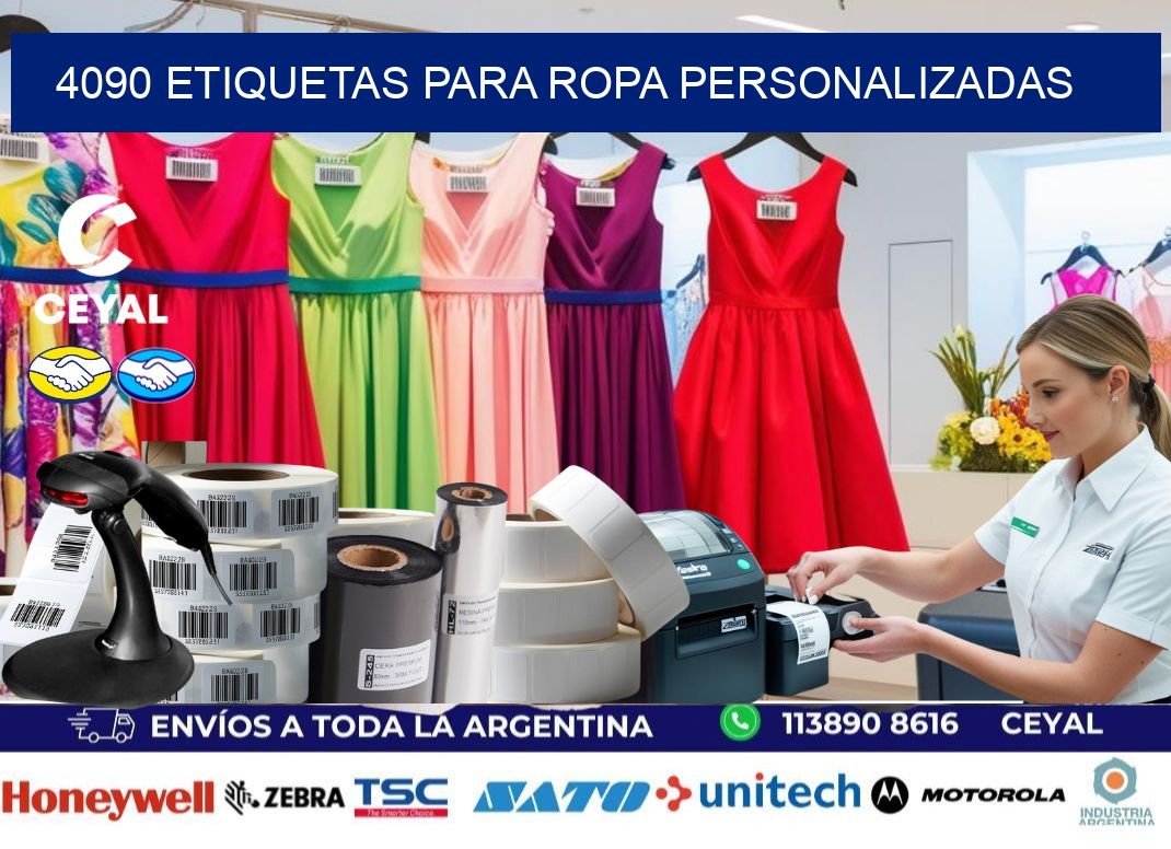 4090 Etiquetas para ropa personalizadas