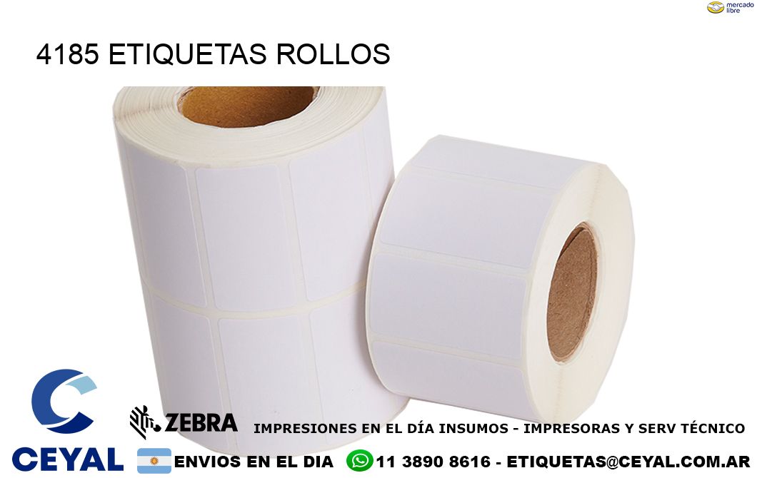 4185 etiquetas rollos