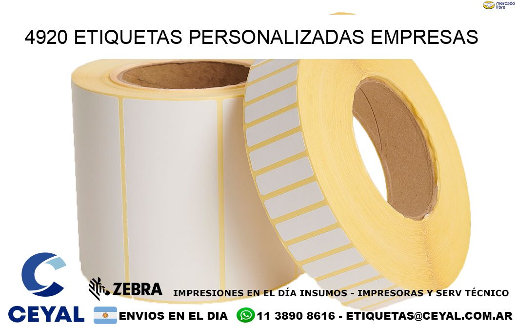 4920 Etiquetas personalizadas empresas