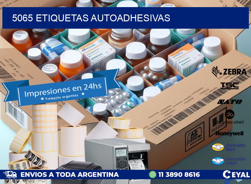5065 etiquetas autoadhesivas