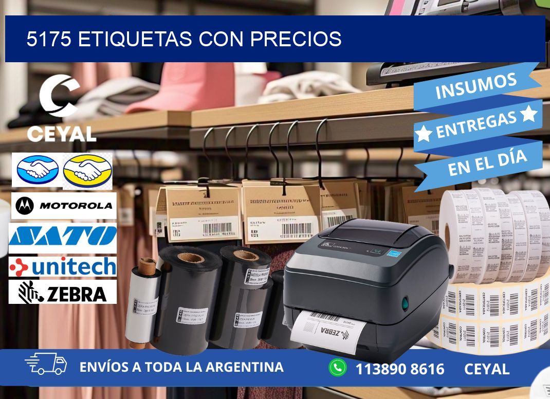 5175 etiquetas con precios