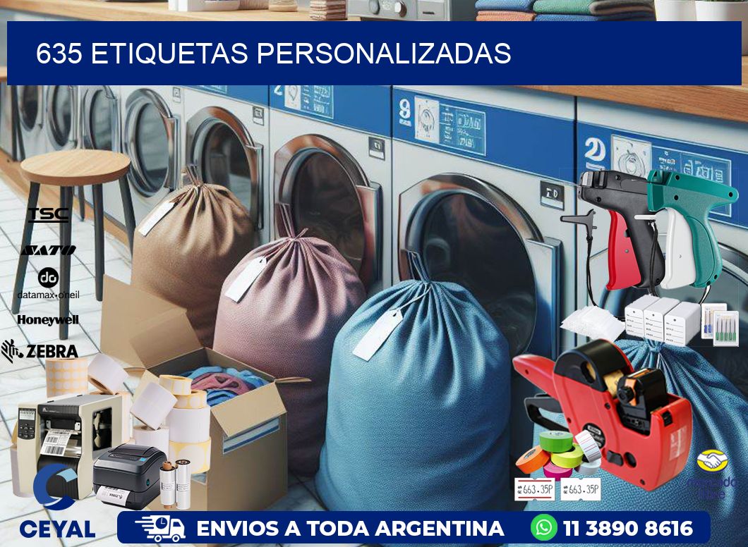 635 Etiquetas personalizadas