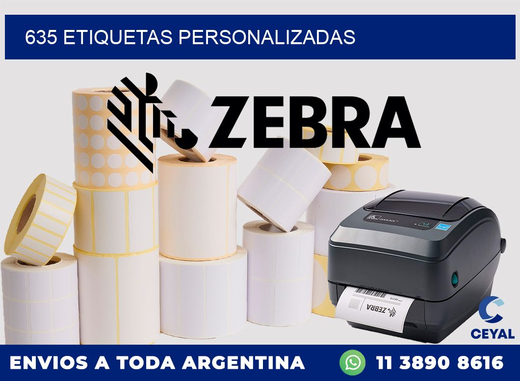 635 Etiquetas personalizadas