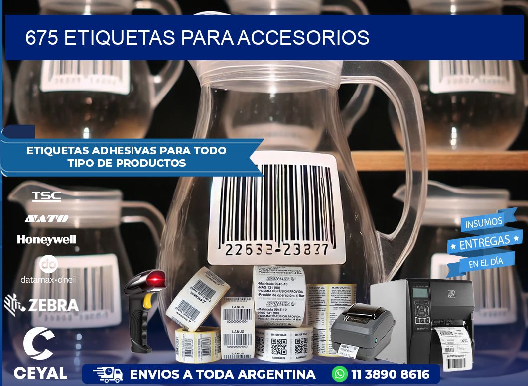 675 Etiquetas para accesorios