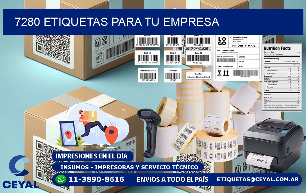 7280 etiquetas para tu empresa
