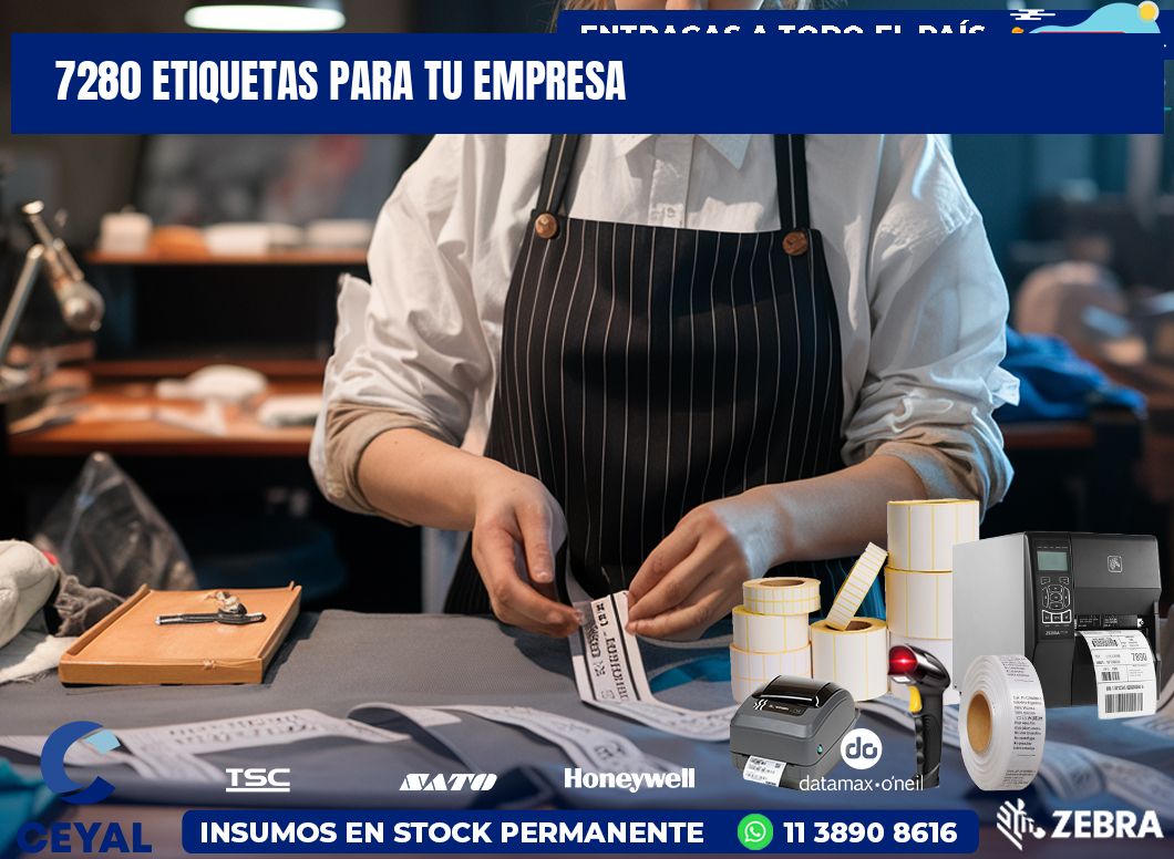 7280 etiquetas para tu empresa