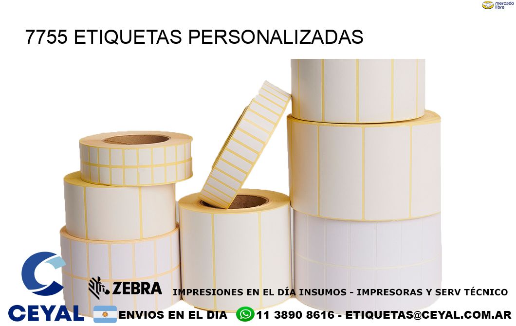 7755 Etiquetas personalizadas