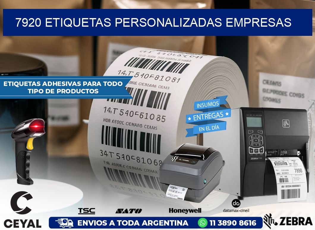 7920 Etiquetas personalizadas empresas