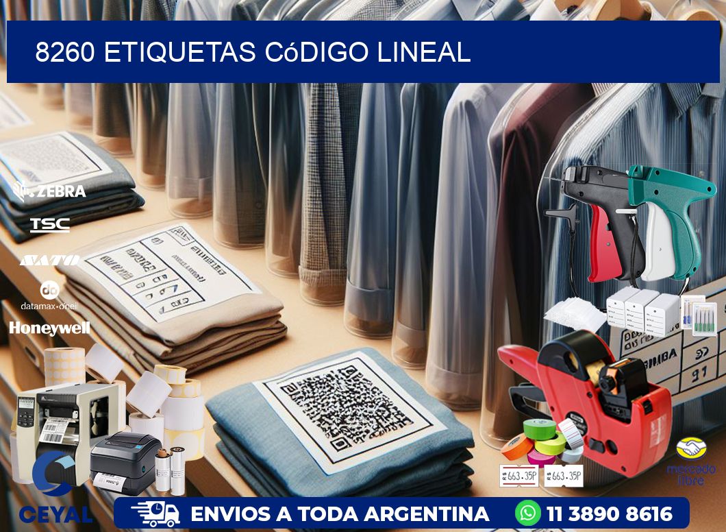 8260 Etiquetas código lineal