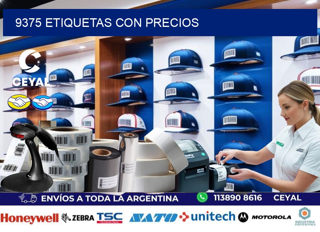 9375 etiquetas con precios