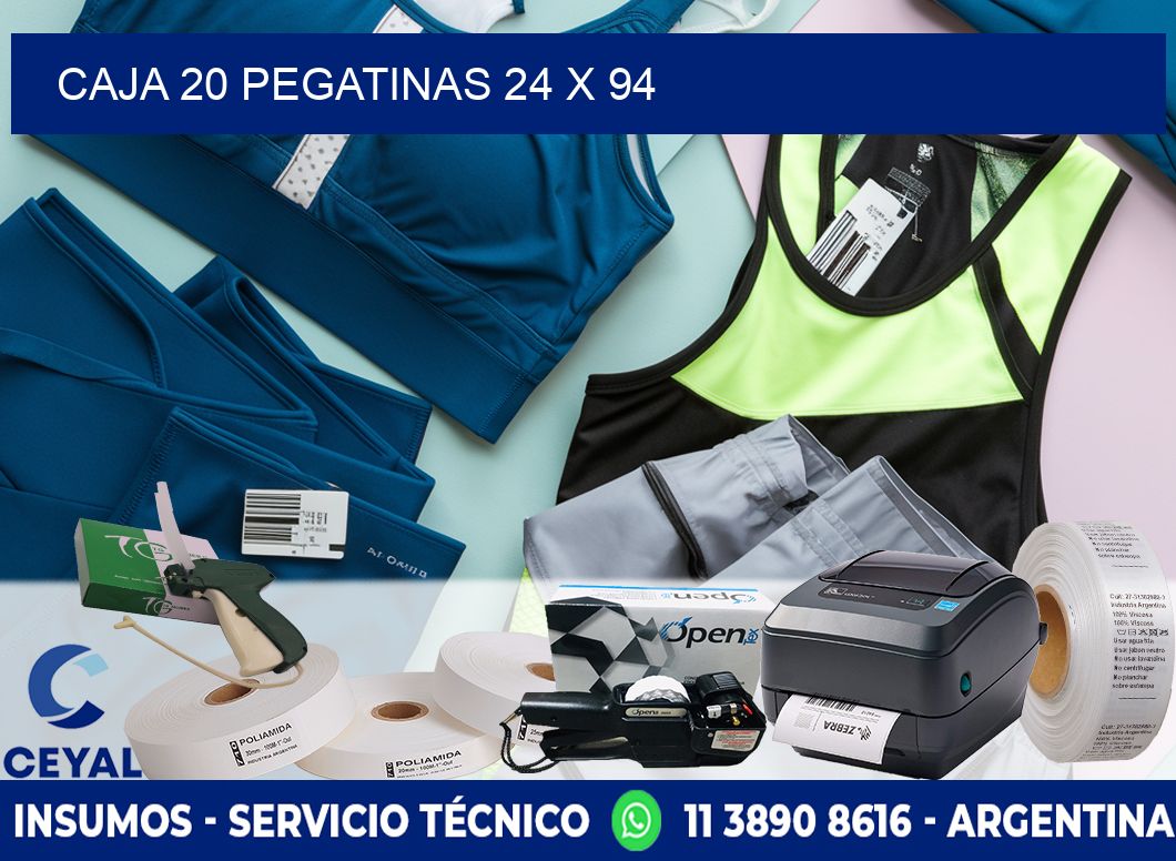 CAJA 20 PEGATINAS 24 x 94