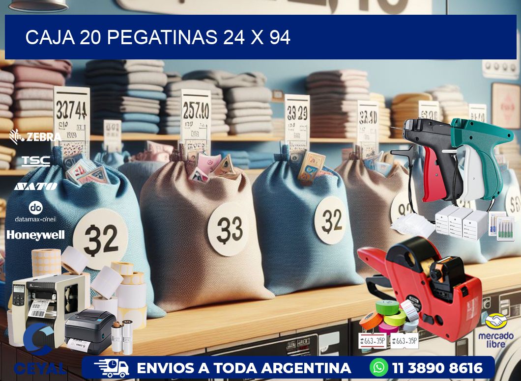 CAJA 20 PEGATINAS 24 x 94