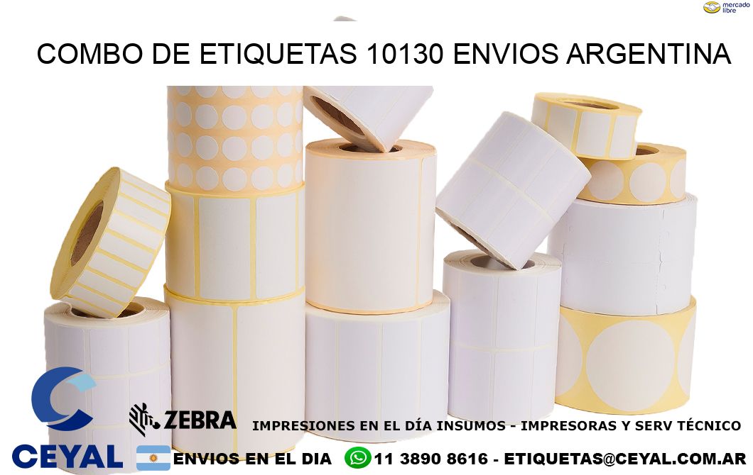 Combo de etiquetas 10130 ENVIOS ARGENTINA