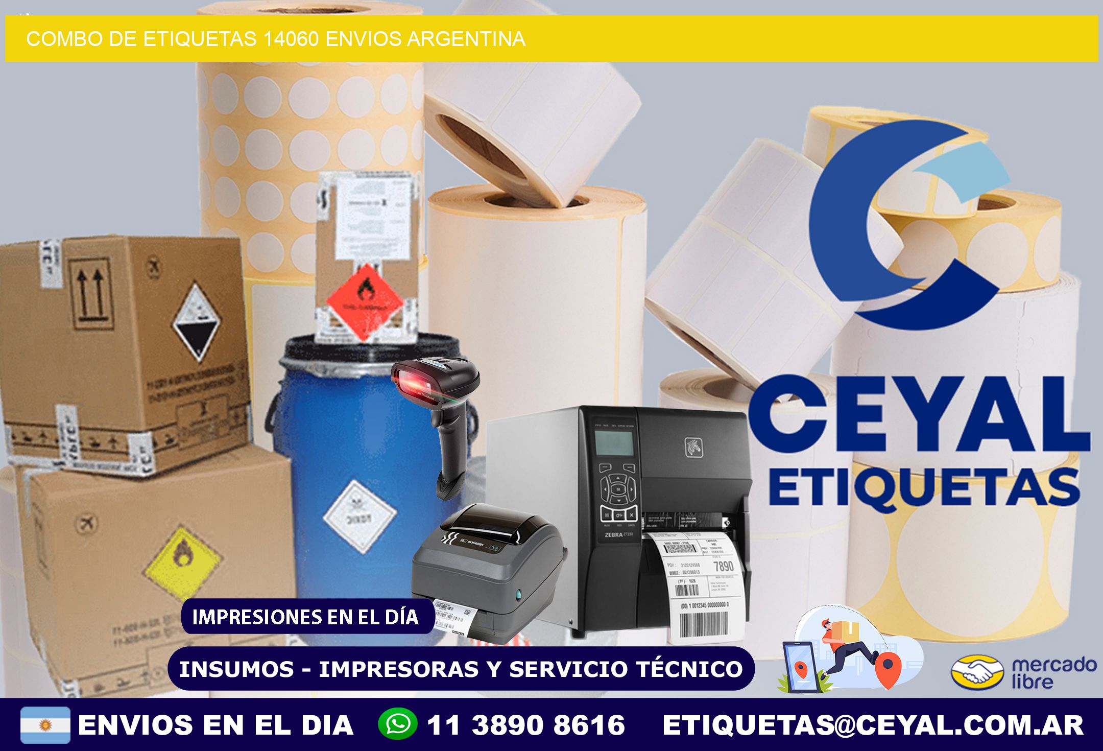 Combo de etiquetas 14060 ENVIOS ARGENTINA
