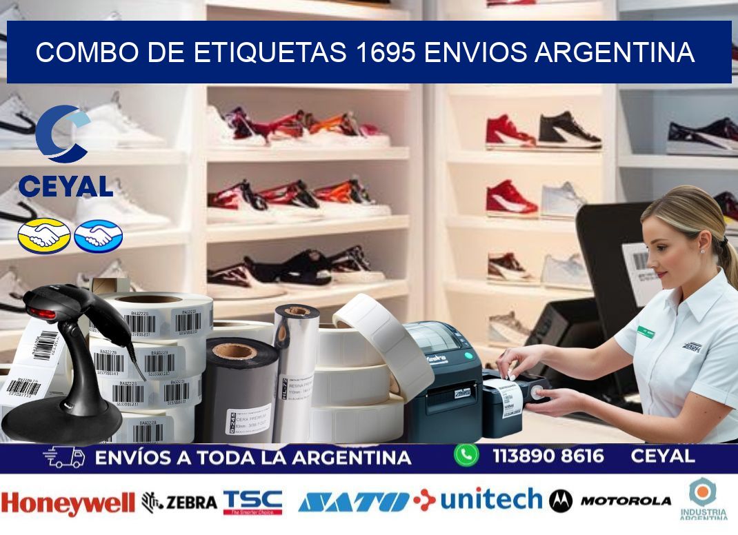 Combo de etiquetas 1695 ENVIOS ARGENTINA