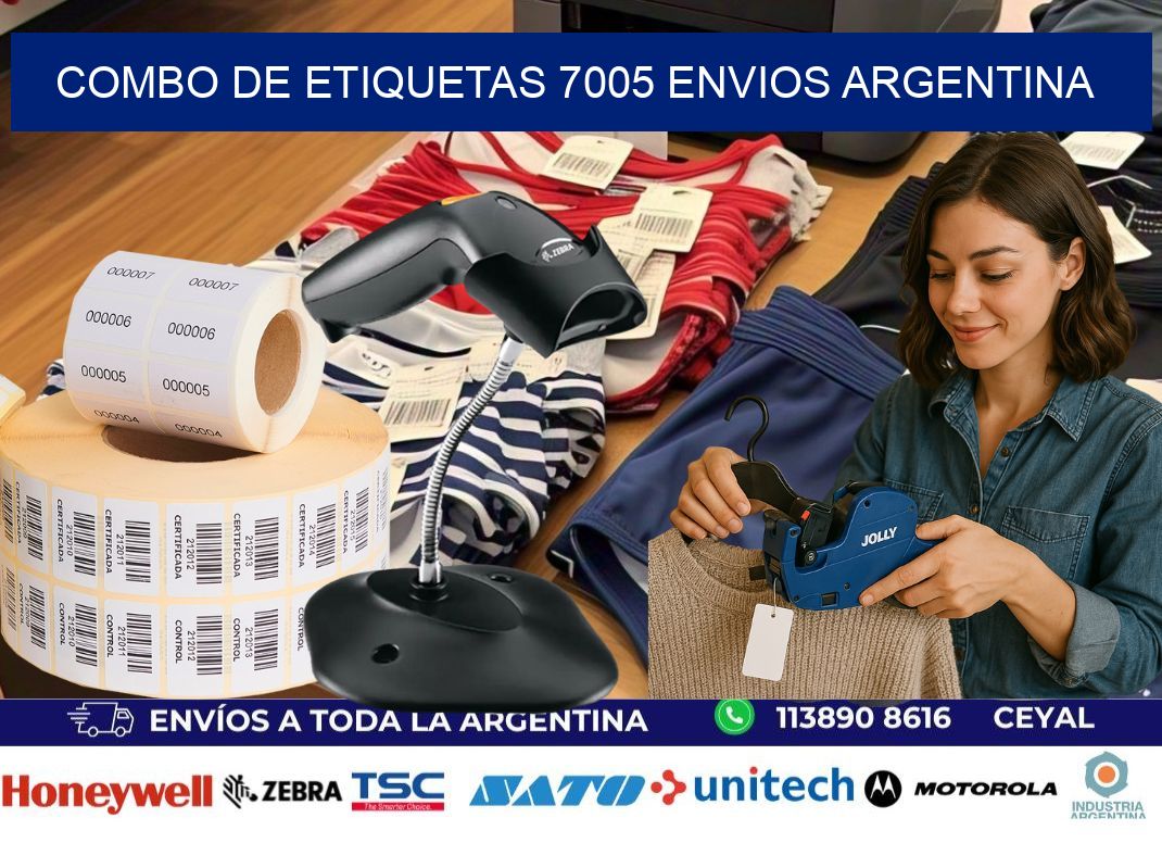 Combo de etiquetas 7005 ENVIOS ARGENTINA