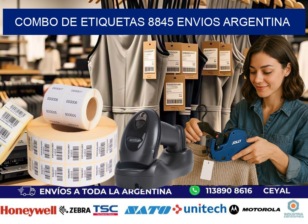 Combo de etiquetas 8845 ENVIOS ARGENTINA