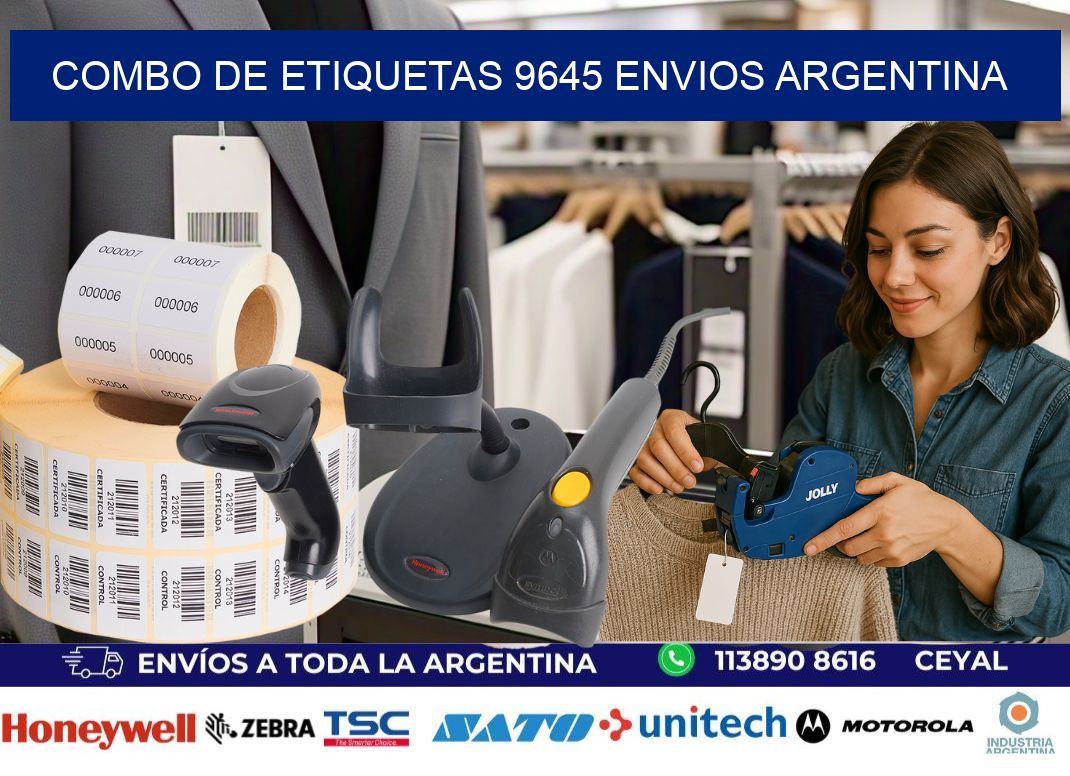 Combo de etiquetas 9645 ENVIOS ARGENTINA