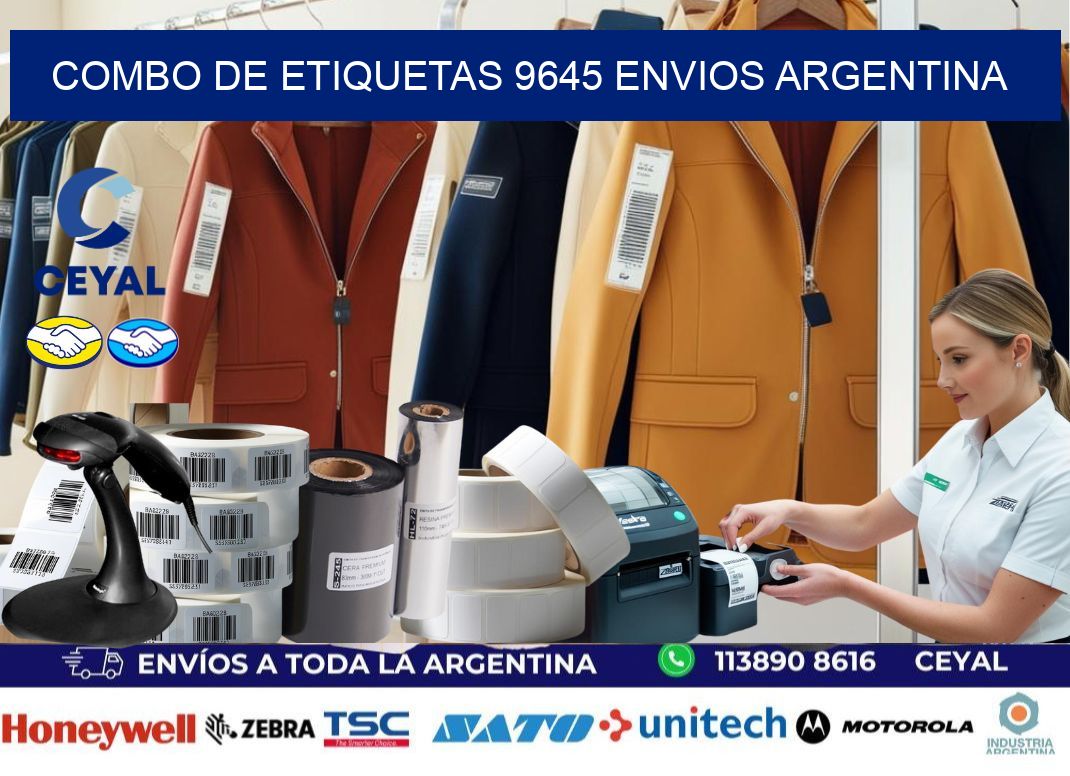 Combo de etiquetas 9645 ENVIOS ARGENTINA