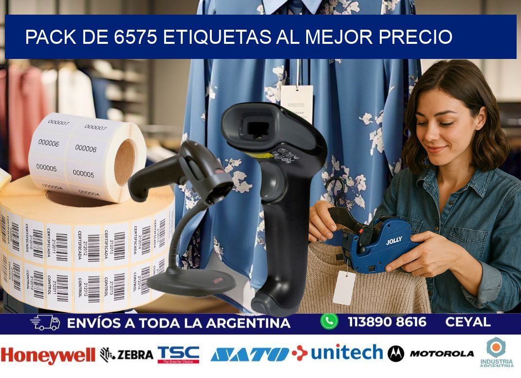 Pack de 6575 etiquetas al mejor precio