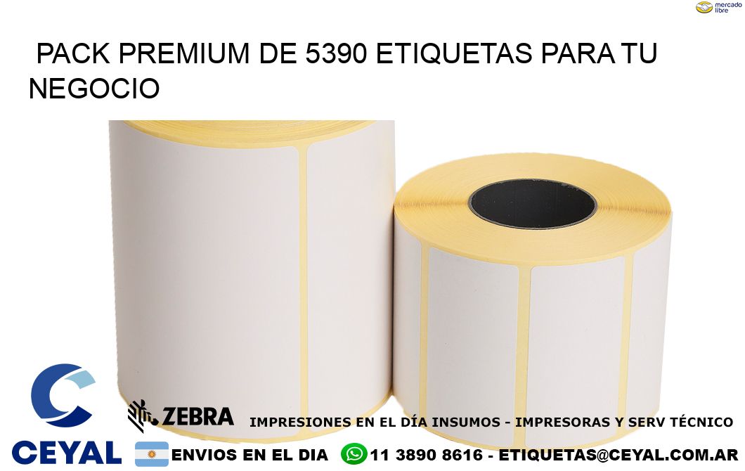 Pack premium de 5390 etiquetas para tu negocio