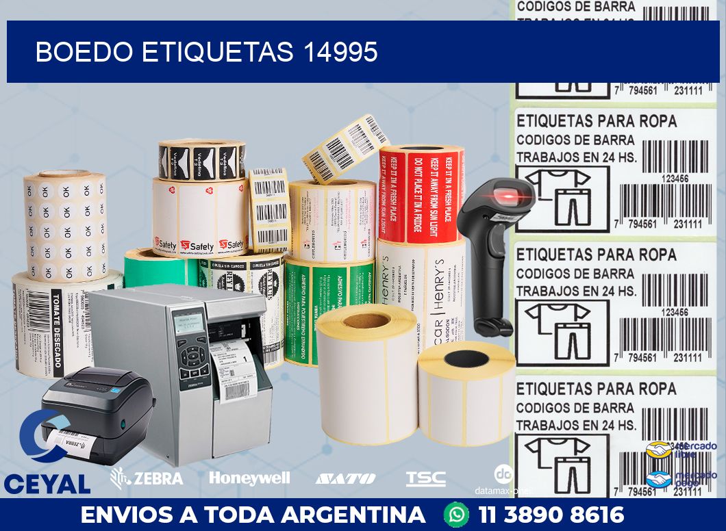 Boedo etiquetas 14995