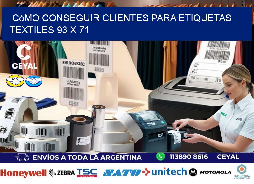 Cómo Conseguir Clientes para Etiquetas Textiles 93 x 71